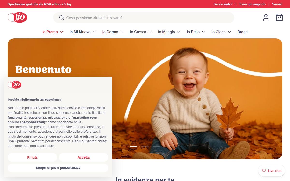 Catalogo e scheda prodotto BabyShop — 1200×750